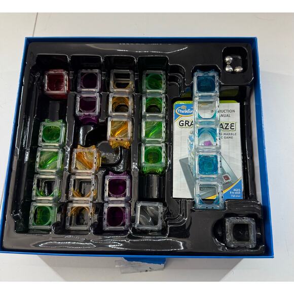 ThinkFun GRAVITY MAZE Falling Marble Logic Brain Game 2014 New Cards - Picture 5 of 6